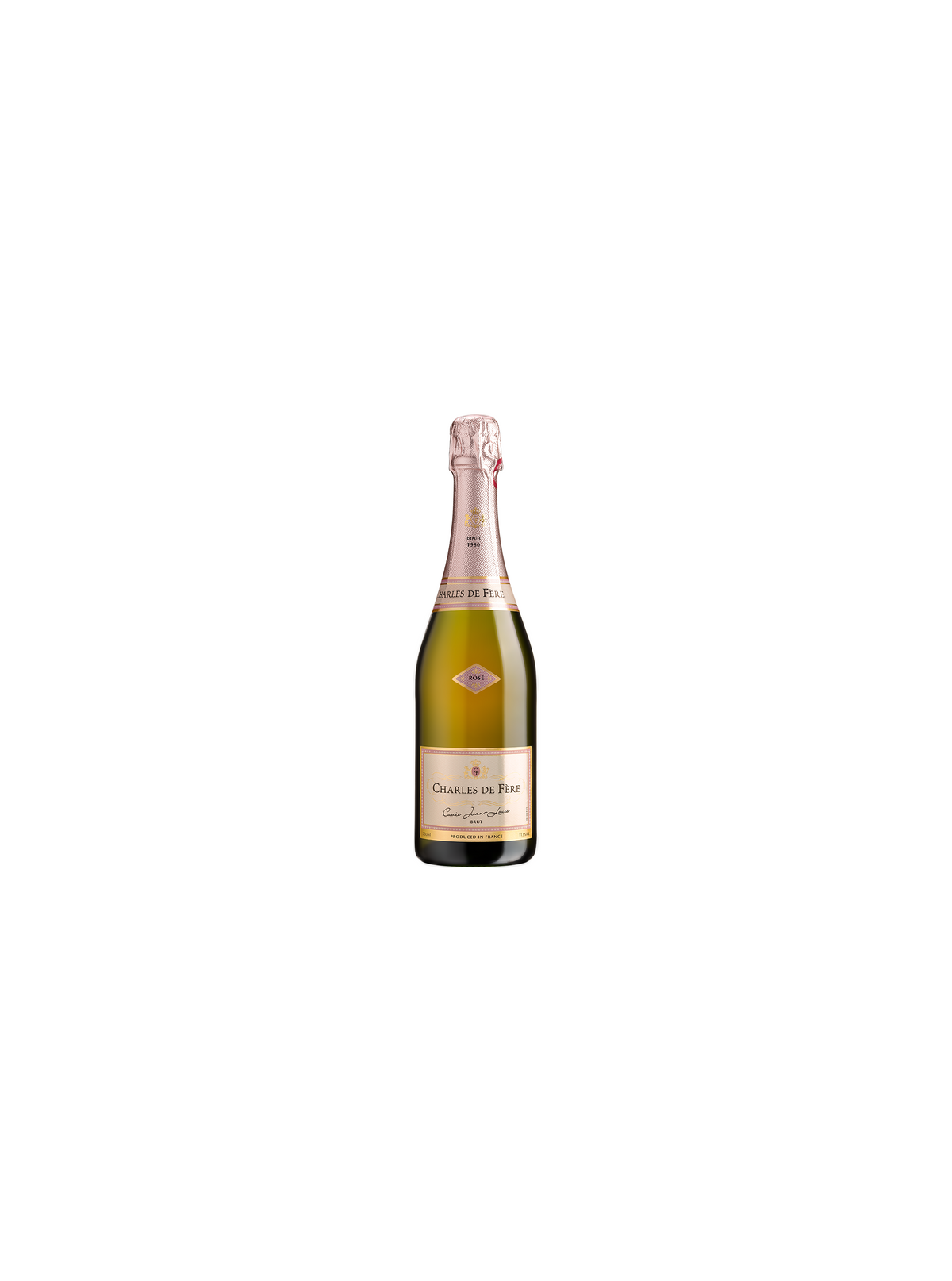Charles de Fere, Cuvée Jean Louis "Brut Rosé"
Grapes: Gamay, Grenache, Pinot Noir
Region: France
