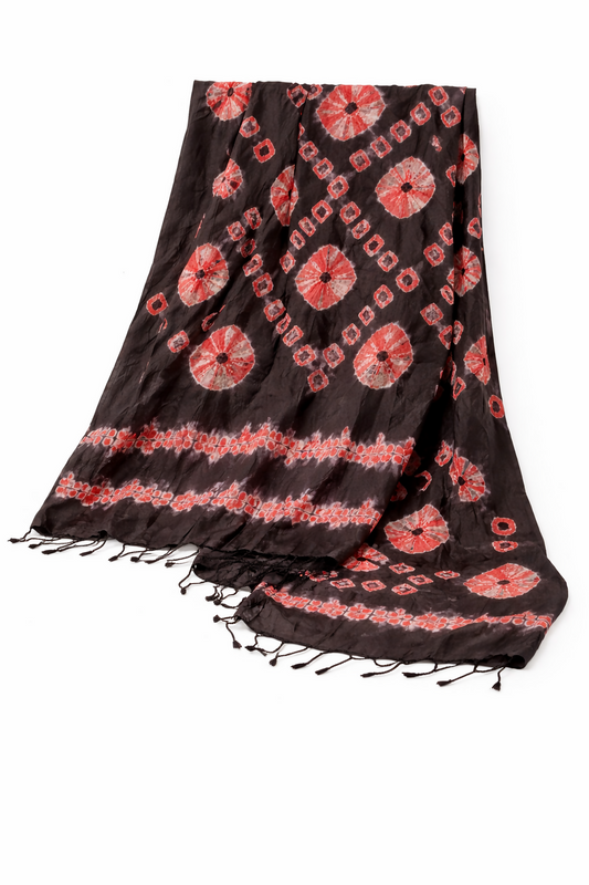 Cambo Silk Scarf – Temple Ember