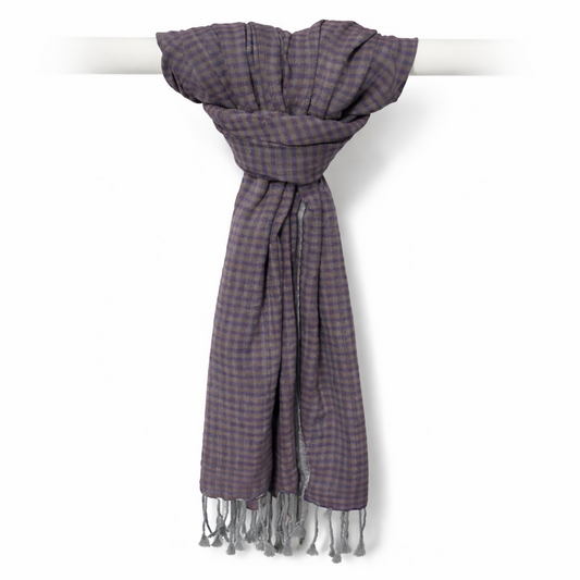 Cambo Cotton Scarf – Royal Lotus