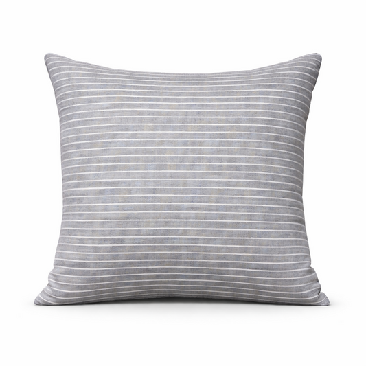 Grey Stripe Cushion Cover – Modern Minimalist Decorative Pillow